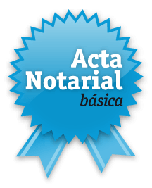Acta notarial básica